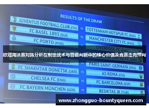 欧冠淘汰赛对阵分析在制定战术与晋级判断中的核心价值及竞赛走向预判